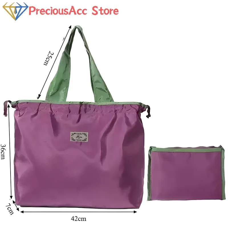 sac à bandoulière pliable tendance, imperméable, grande capacité, pour le shopping et le rangement – offre spéciale