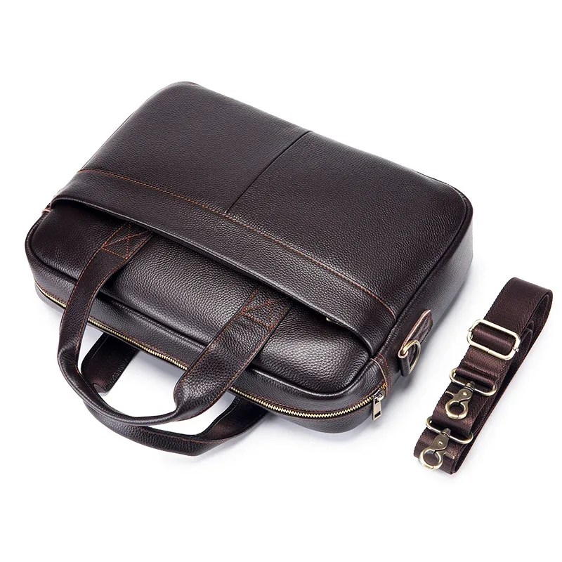 sacs pour hommes très demandés, sacs à main en cuir, porte-documents en cuir de vachette pleine fleur pour hommes, sacoche pour ordinateur portable 14 pouces