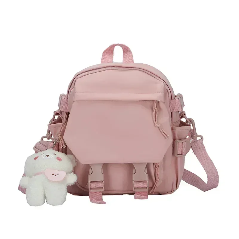 mode kawaii mini sac à dos femmes sac à bandoulière pour adolescentes multi-fonction petit sac à dos dames travle école sacs à dos