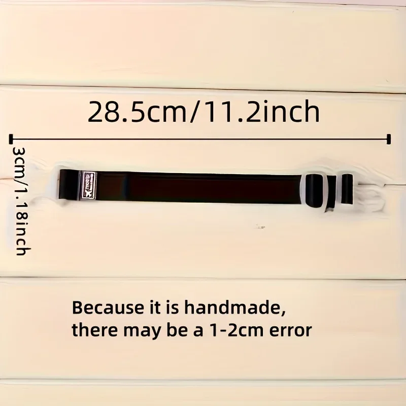 sangle de bagage colorée, 4 pièces, ceinture de sécurité réglable et portable, boucle de déverrouillage, accessoires de voyage, facile à transporter