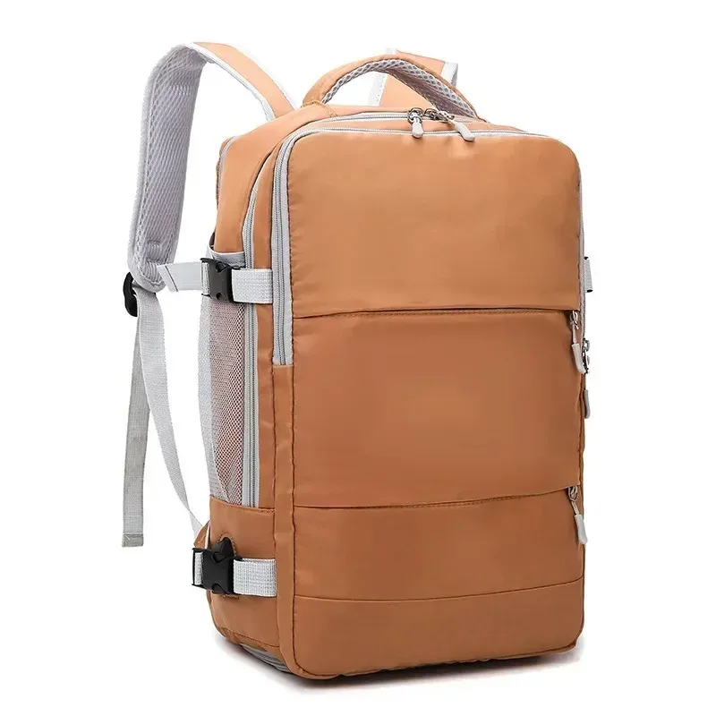 sac à dos imperméable avec compartiment à chaussures indépendant, rail de protection, interface usb, sac de voyage, sac de rangement grande capacité