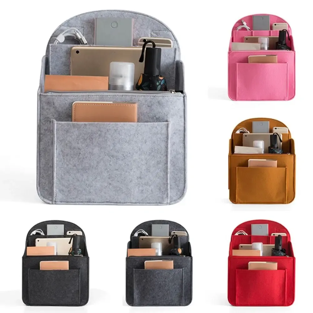 Sac à dos Portable insérer petit sac sacs à cosmétiques organisateur de maquillage sac de voyage intérieur diviseur sac à bandoulière adapté à diverses sacs
