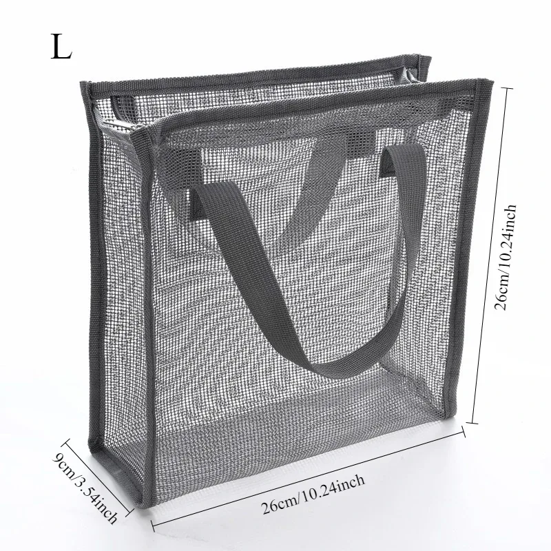 nouveau sac de bain maille douche pochette de toilette voyage maquillage support de rangement portable sac de bain maille douche pochette de toilette portable