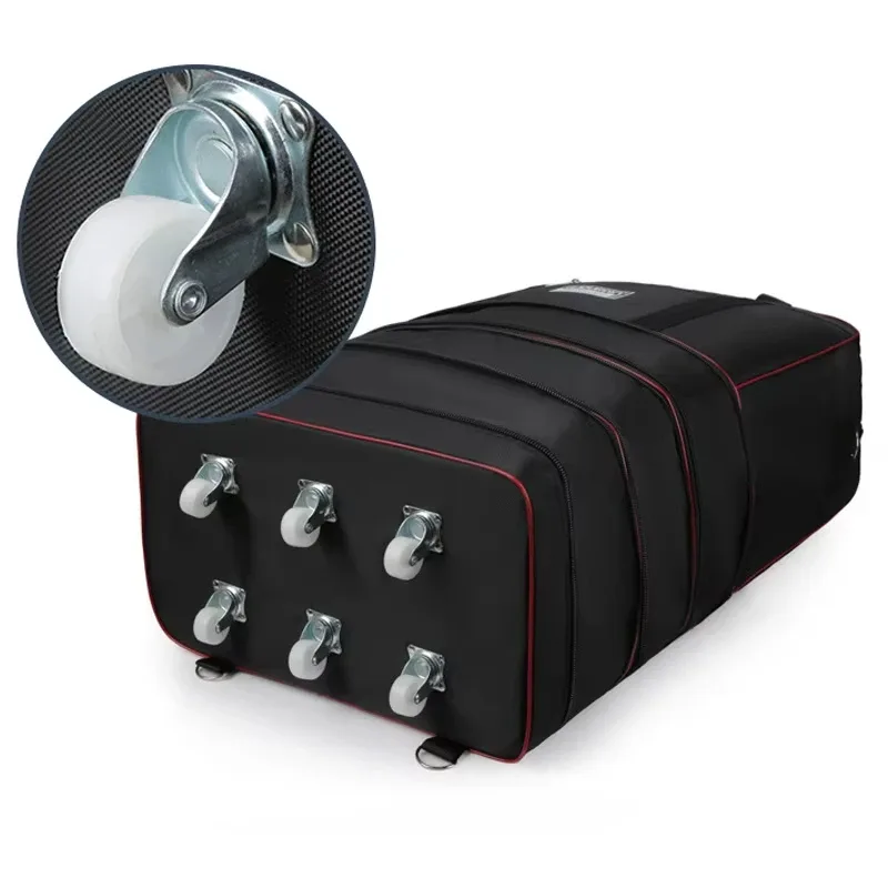 sac de voyage à roulettes universel pliable unisexe, sacs à bagages extensibles de grande capacité avec roulettes, porte-chariot à main