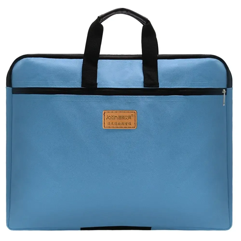 oxford tissu a4 portable fichier sac fermeture éclair fichier organisateur a4 fichier dossier mallette d'affaires multi-couche documents sac étudiant