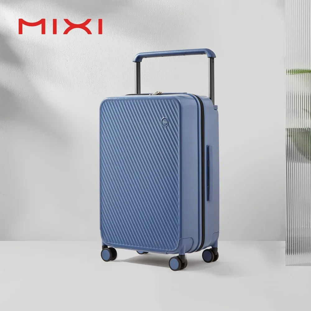 mixi – magnifique valise à poignée large de 24 pouces pour hommes et femmes, bagage de voyage, roues roulantes, cabine de 20 pouces, conception brevetée m9276