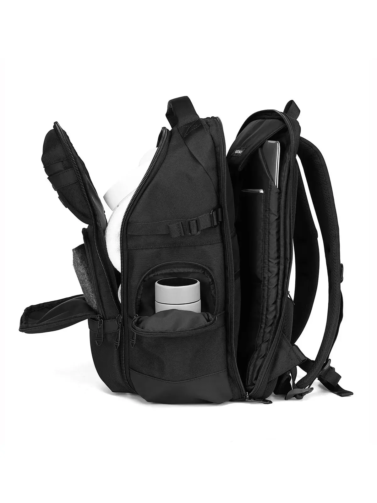 OZUKO – sacs à bandoulière de grande capacité pour hommes, sac de poitrine étanche, sacoche tactique à bandoulière, sac à bandoulière pour Sports de plein air