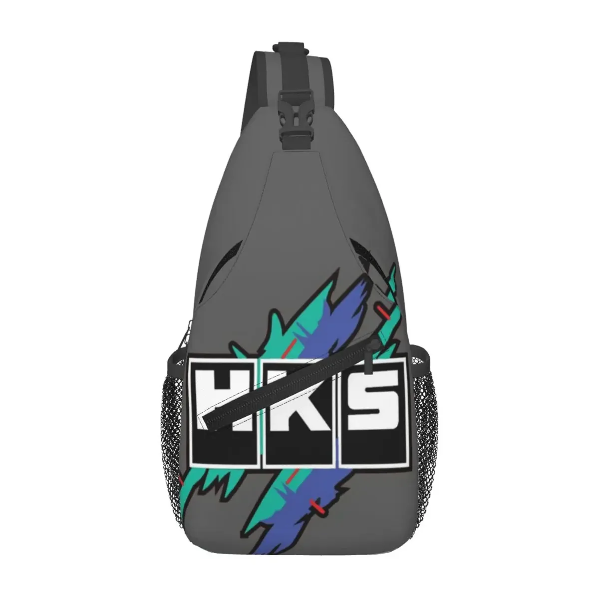 hks advan-sac à dos à bandoulière avec logo jdm pour homme et femme, observateur, réglable, décontracté, voyage, randonnée