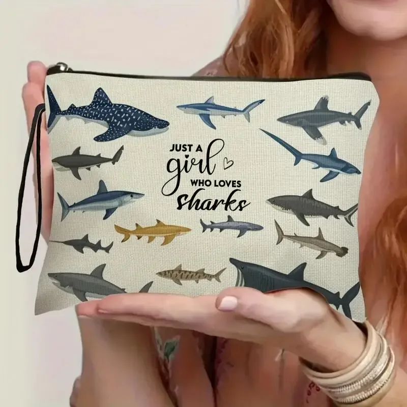 sac de maquillage chat mignon de dessin animé pour femmes, pochette de rangement multifonctionnelle, sac de lavage à fermeture éclair pour cosmétiques, sac de maquillage portable simple de voyage