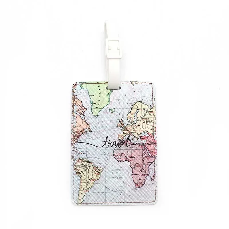 étiquette de bagage d'astronaute spatial mignon, accessoires de voyage pour femmes et hommes, valise en pu, porte-adresse d'identification, étiquette d'embarquement pour bagages, étiquette portable