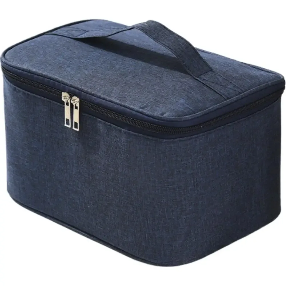 sac de rangement épais de grande capacité, trousse de toilette portable, sac de rangement pour voiture, sac à cosmétiques à usages multiples, pochette de voyage d'affaires, 1 pièce