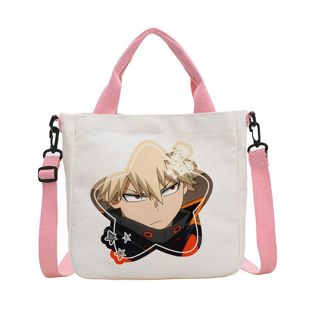 sac fourre-tout pliable my hero academia bakugo, sac de courses en toile, sac cabas femme