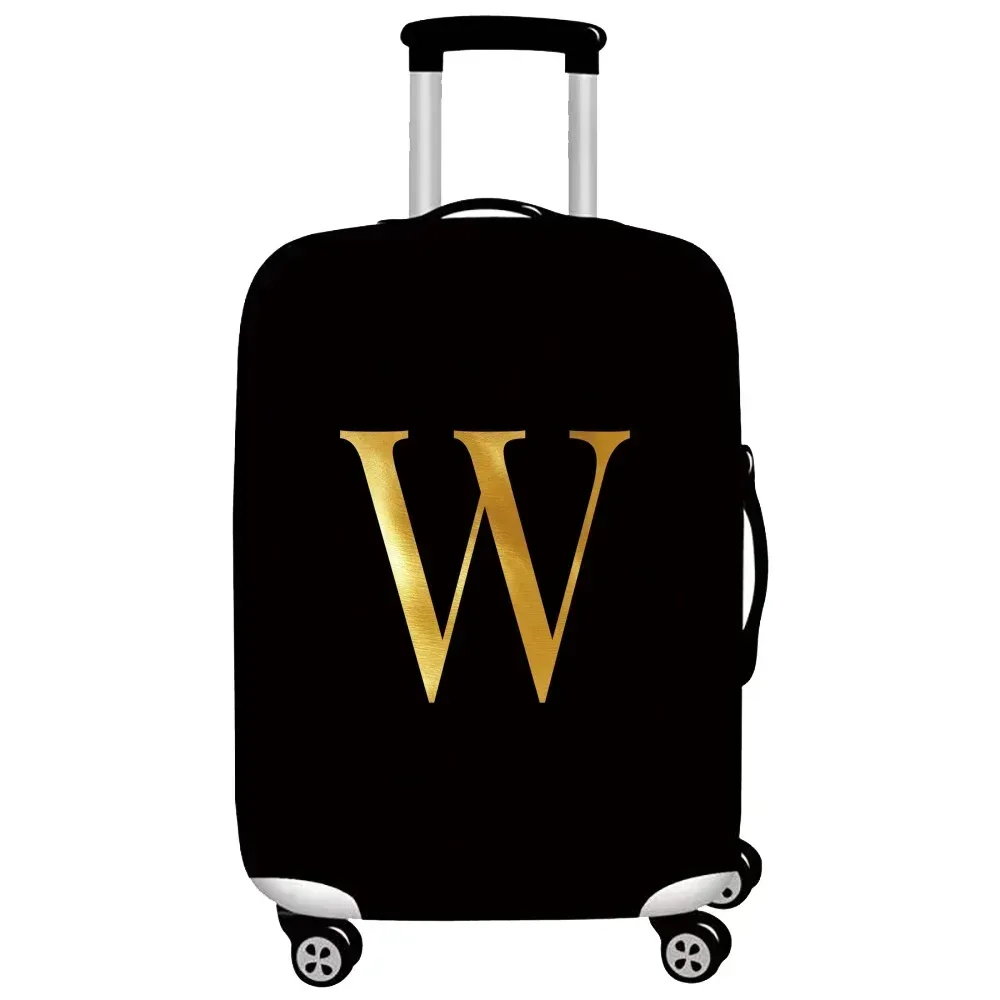 housse de protection pour bagages, épaisse et élastique, housse de protection contre la poussière, anti-rayures, housse de protection pour valise, série de lettres