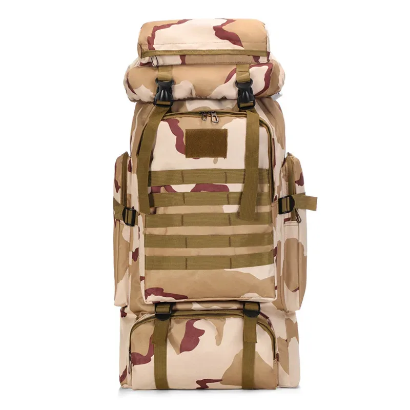 sac à dos de randonnée 80l, imperméable, tactique, grande capacité, sac de montagne, sac de camping, sac de voyage