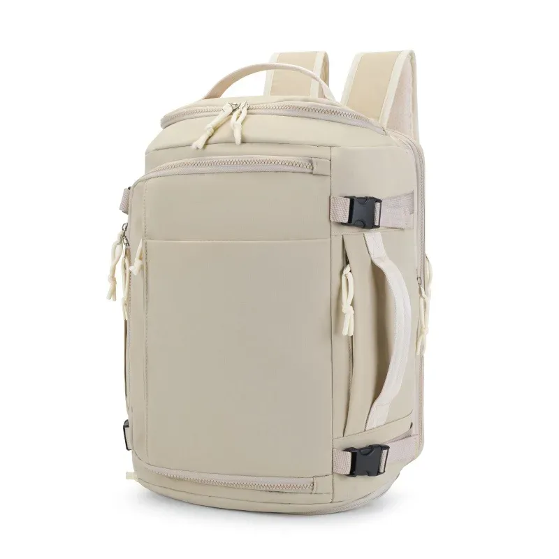 sac de sport grande capacité avec compartiment à chaussures indépendant, sac à dos de voyage pour affaires en tissu oxford, unisexe