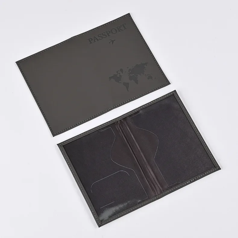 couverture de passeport transparente pour femmes et hommes, porte-passeport étanche, couvertures sur les passeports, porte-cartes de crédit, sacs, 1pc