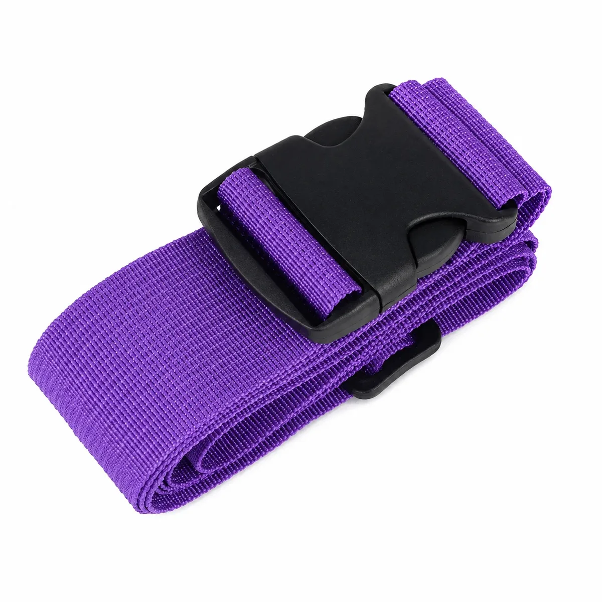 1 sangle de bagage en nylon réglable avec boucles pour valise, ceinture de transport, accessoires de voyage, sangle de fixation pour valise