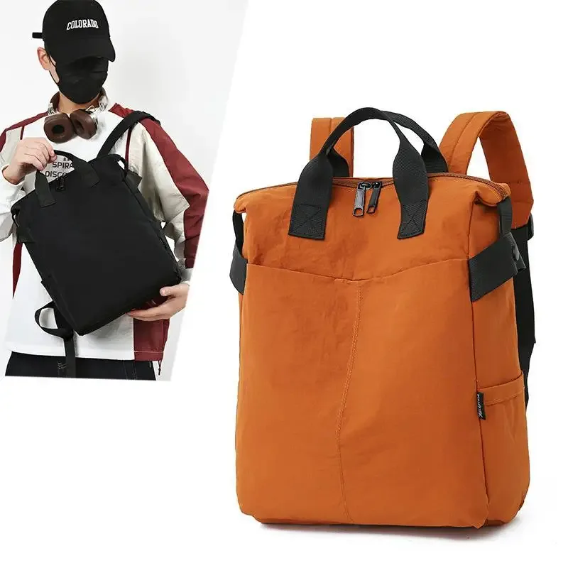 sacs à dos tendance et décontractés pour hommes et femmes, grande capacité, plusieurs poches, fermeture à glissière, compartiment pour ordinateur.