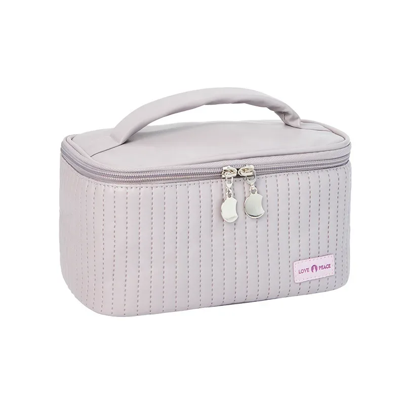 sac de maquillage de gâteau en cuir pu, style de luxe, sac de rangement étanche de grande capacité, organisateur de cosmétiques portatif, nouvelle collection