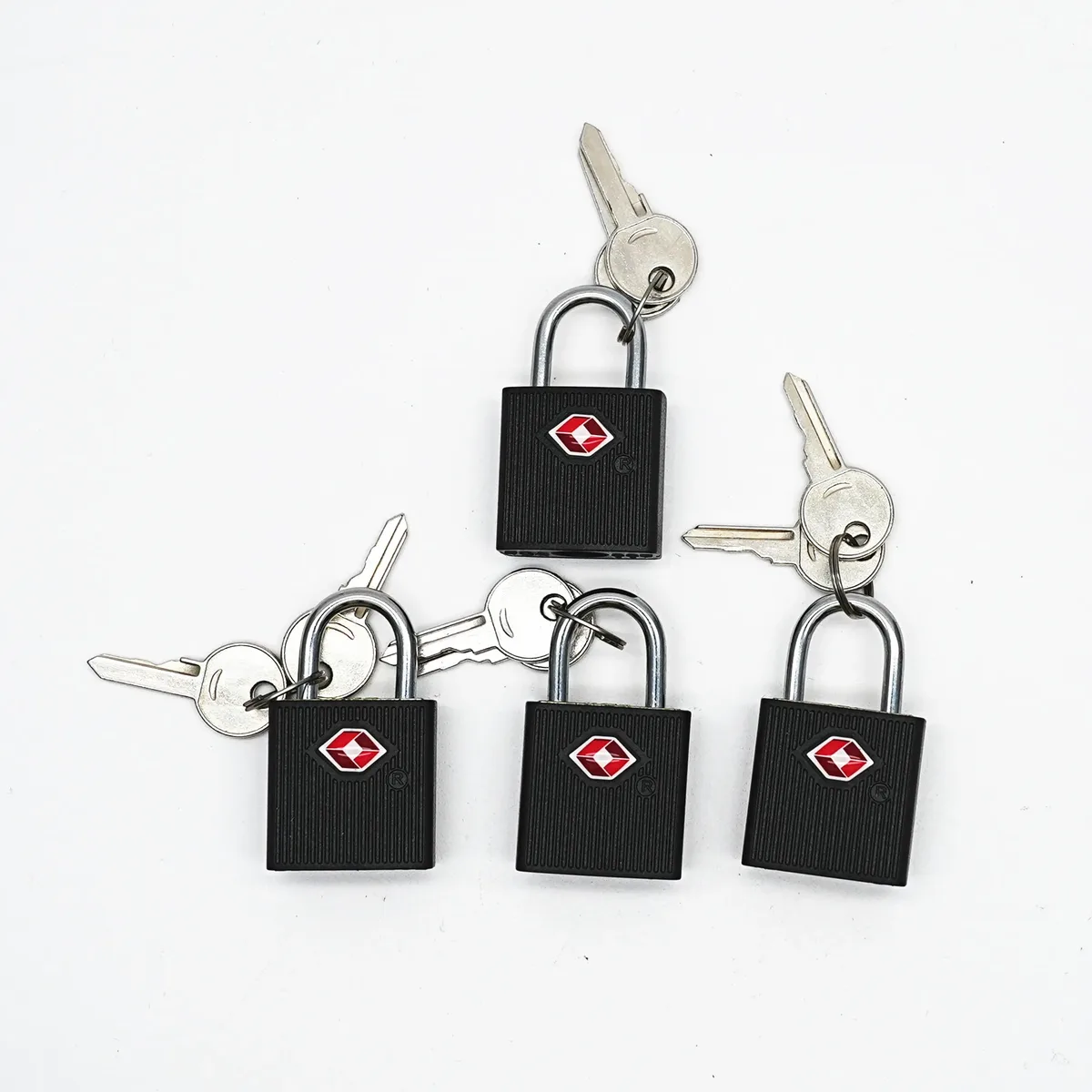 serrures tsa pour bagages avec clés, serrures de voyage approuvées par la tsa, petit cadenas avec clé, mini cadenas à clé identique