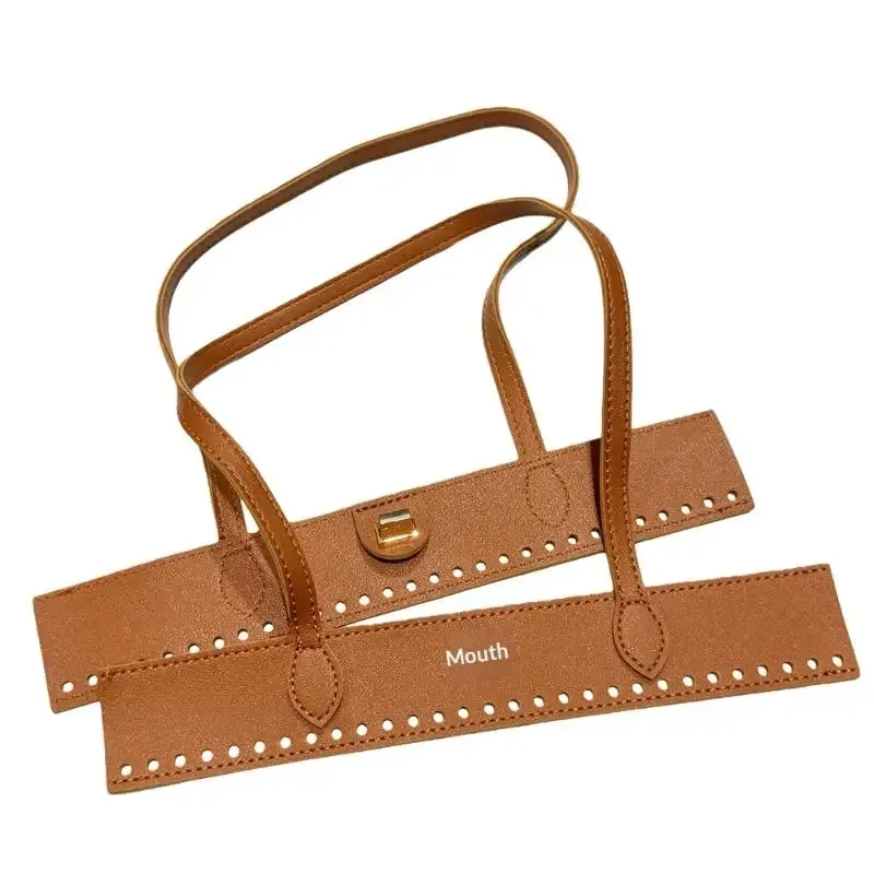poignée de sac en cuir pu tressé pour remplacement diy, sangles de sac à main adaptées pour la confection de sacs à main et sacs fourre-tout