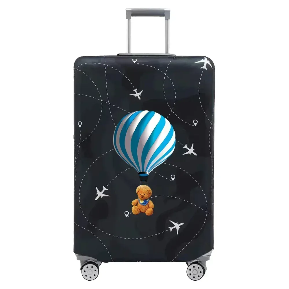 housse de protection pour bagages, housse de protection extensible anti-poussière pour bagages de 18 à 32 pouces, accessoires de voyage, série à motifs 3d