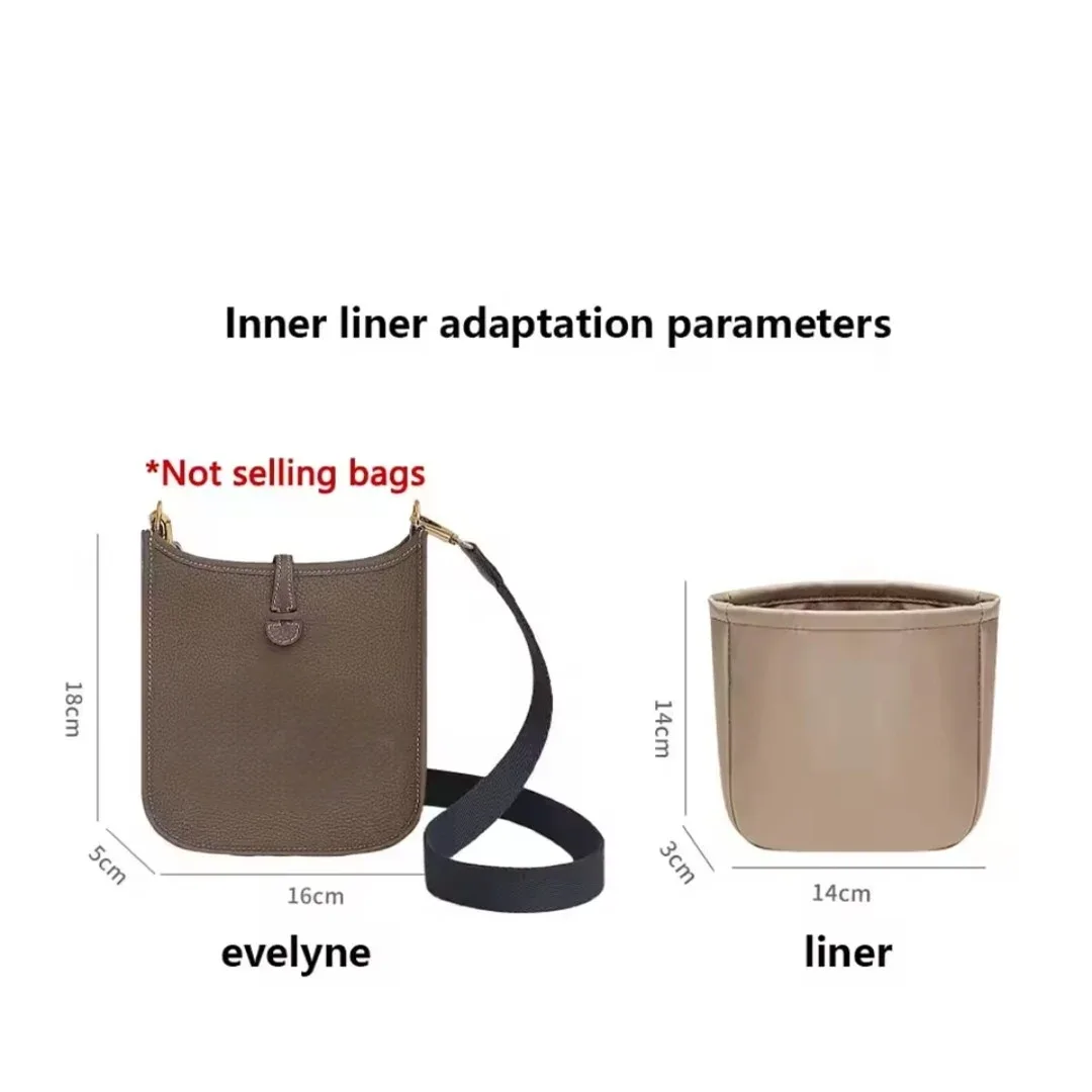 organisateur de sac pour evelyne16/29, sac de rangement en nylon léger, pochette intérieure, accessoire de sac