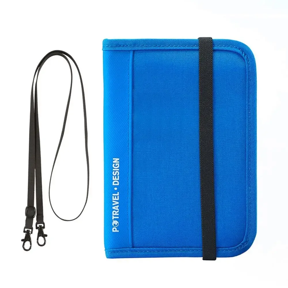 sac de voyage rfid de sécurité multicolore pour passeport et documents personnels, antivol et étanche