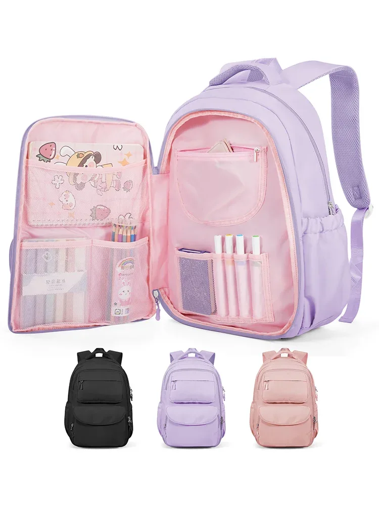Cartable de maternelle sac à bandoulière fille garçon Bookbag enfants voyage sac à dos enfant sac à dos, adolescents collège lycée sac à dos