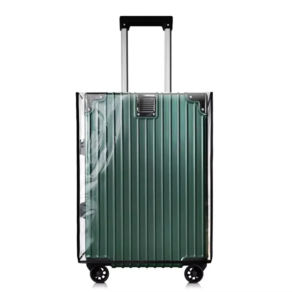 housse de protection transparente en pvc pour bagages de voyage de 18 à 30 pouces, anti-poussière et imperméable, pour valise