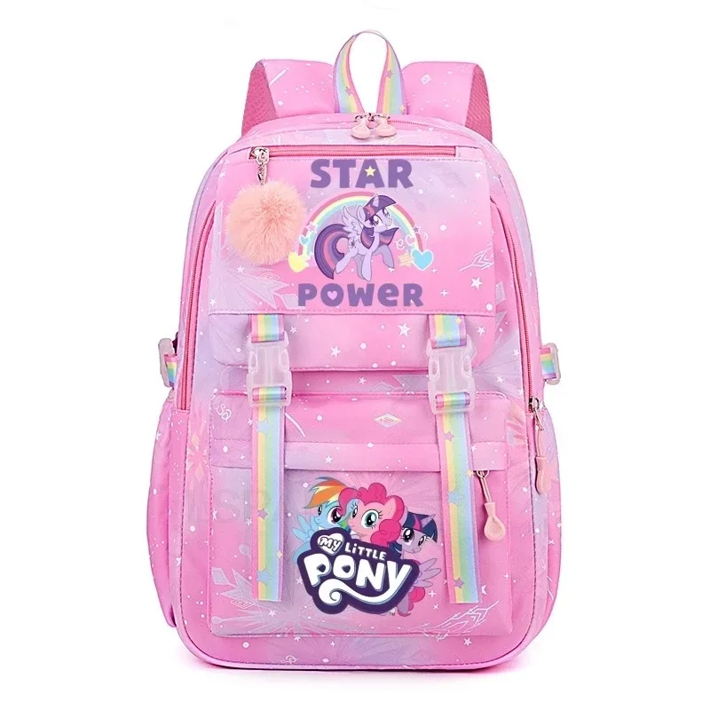 sac à dos my little pony pour femmes, garçons et filles, sac à livres, sac à dos de dessin animé kawaii pour étudiants et adolescents, mochila, cadeau d'anniversaire
