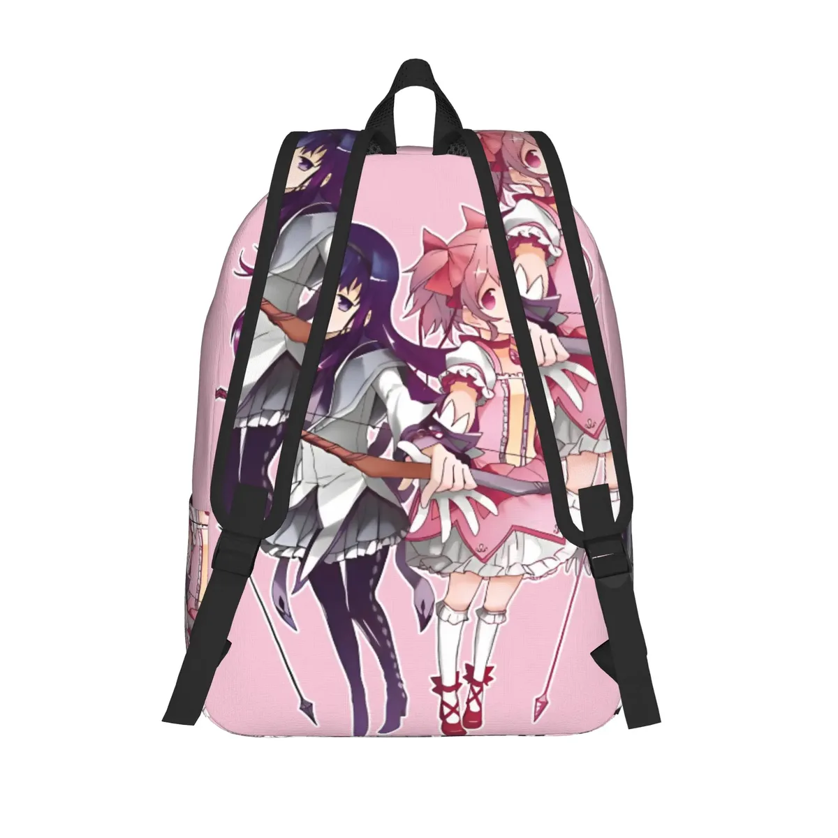sac à dos homura puella magi madoka magica anime pour étudiants, randonnée, voyage, kyubey, pour hommes et femmes, sacs en toile pour ordinateur portable