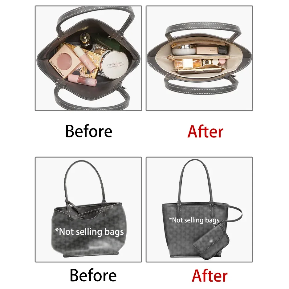 organisateur de sac pour anjou – insert durable et tendance pour sac cadeau, support de rangement, accessoire de modification intérieure