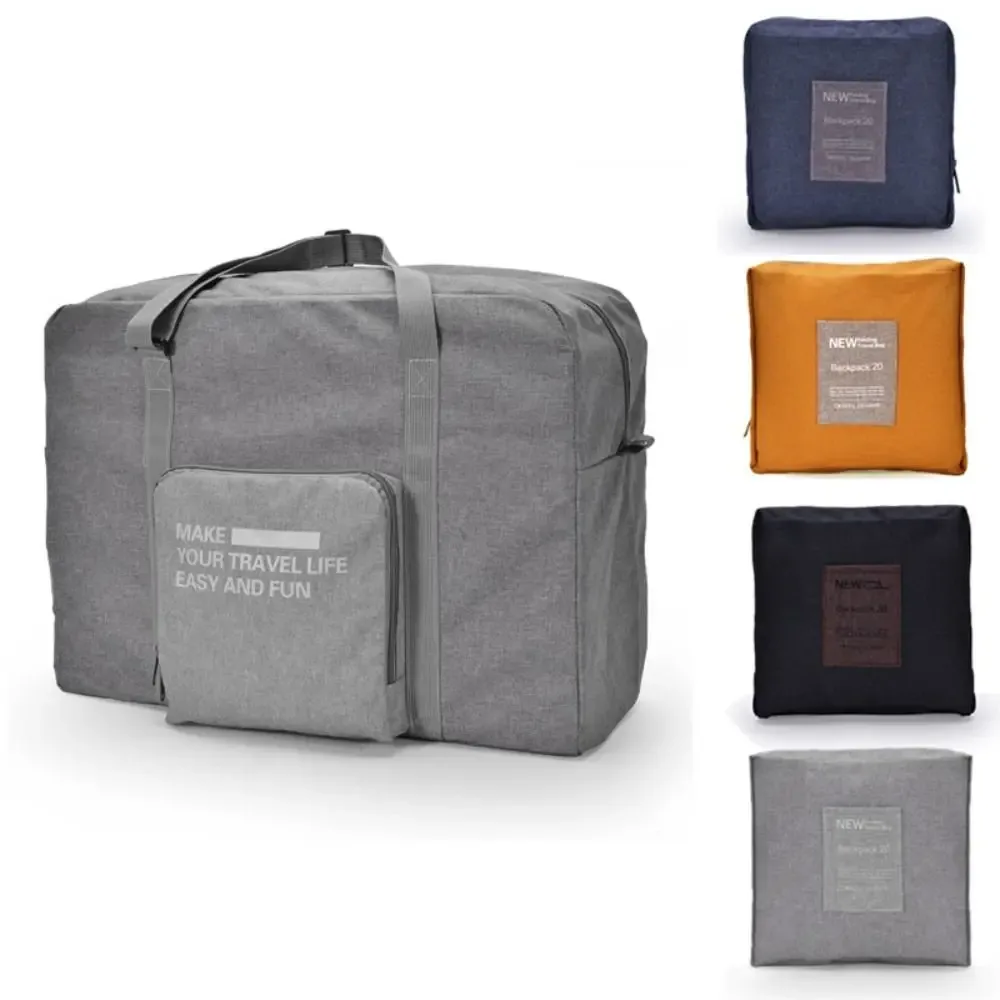 Sac de rangement pliable pour vêtements en tissu Oxford, grande capacité, sac de voyage, sac de sport imperméable, sac de voyage pour bagages
