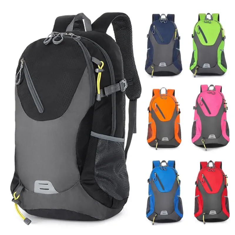 Sac à dos de randonnée pour hommes et femmes, sac à dos de montagne imperméable pour l'extérieur, sac de sport léger, sac à dos multifonctionnel