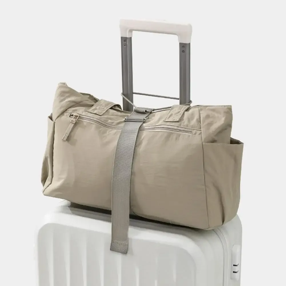 sangle de bagage réglable add-a-bag, connecteur de bagages portable, support de sac à main pour poignée de trolley