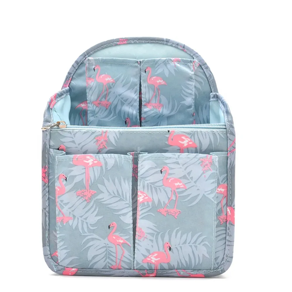 sac de rangement multi-poches pour sac à dos, doublure intérieure multifonctionnelle, sac de rangement pour accessoires de voyage, compartiment de tri.