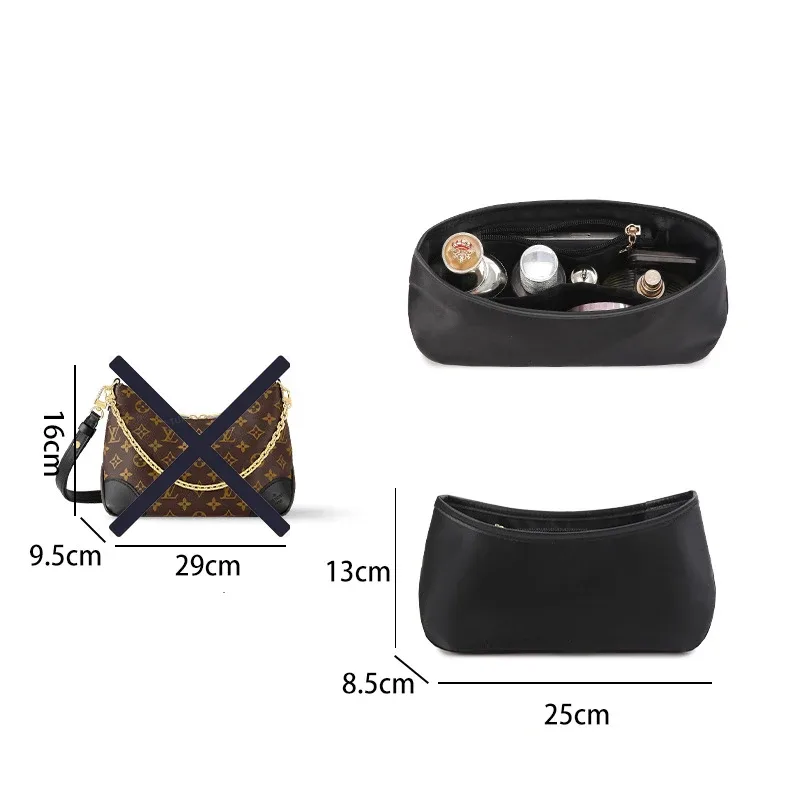 insert organisateur de sac pour boulogn, support de sac étanche, insertion de sac à main, doublure de sac, accessoires