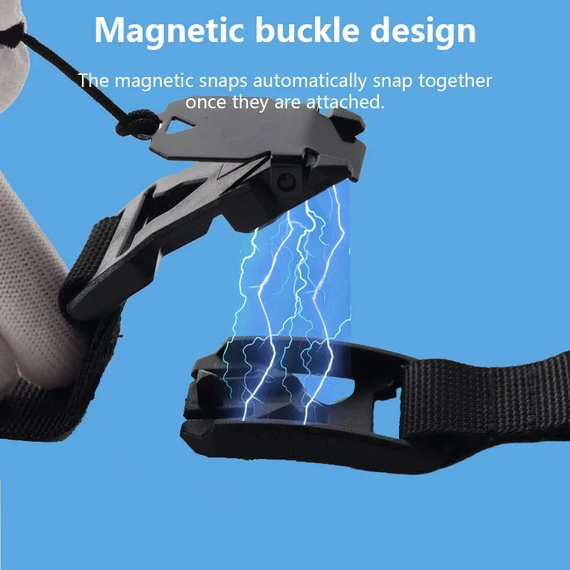 sangle magnétique pour sac à dos, sangle de poitrine détachable facilement, sangle d'épaule réglable, accessoires de sangle pour sac tactique de camping en plein air
