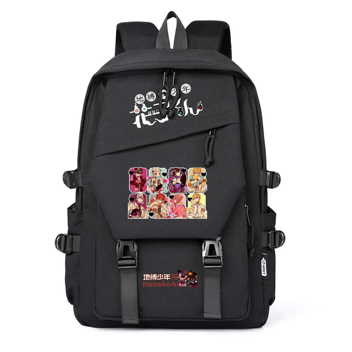 sacs à dos décontractés pour étudiants, sacs à livres pour filles, sacs à dos pour ordinateur portable, sacs à bandoulière, motif dessin animé anime toilet-bound hanako-kun