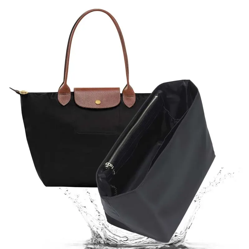 organisateur de sac en nylon pour longchamp s m l – insert de rangement durable pour sac, accessoires de modification intérieure