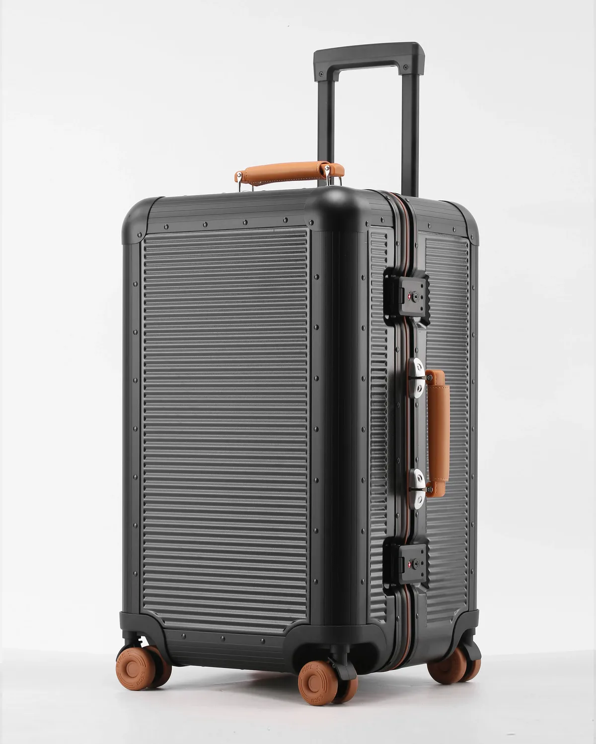 valise de cabine aiweiny 20/24/28 pouces avec cadre en aluminium, serrure tsa à 3:7, roues silencieuses, porte-gobelet, bagage de voyage léger en pc
