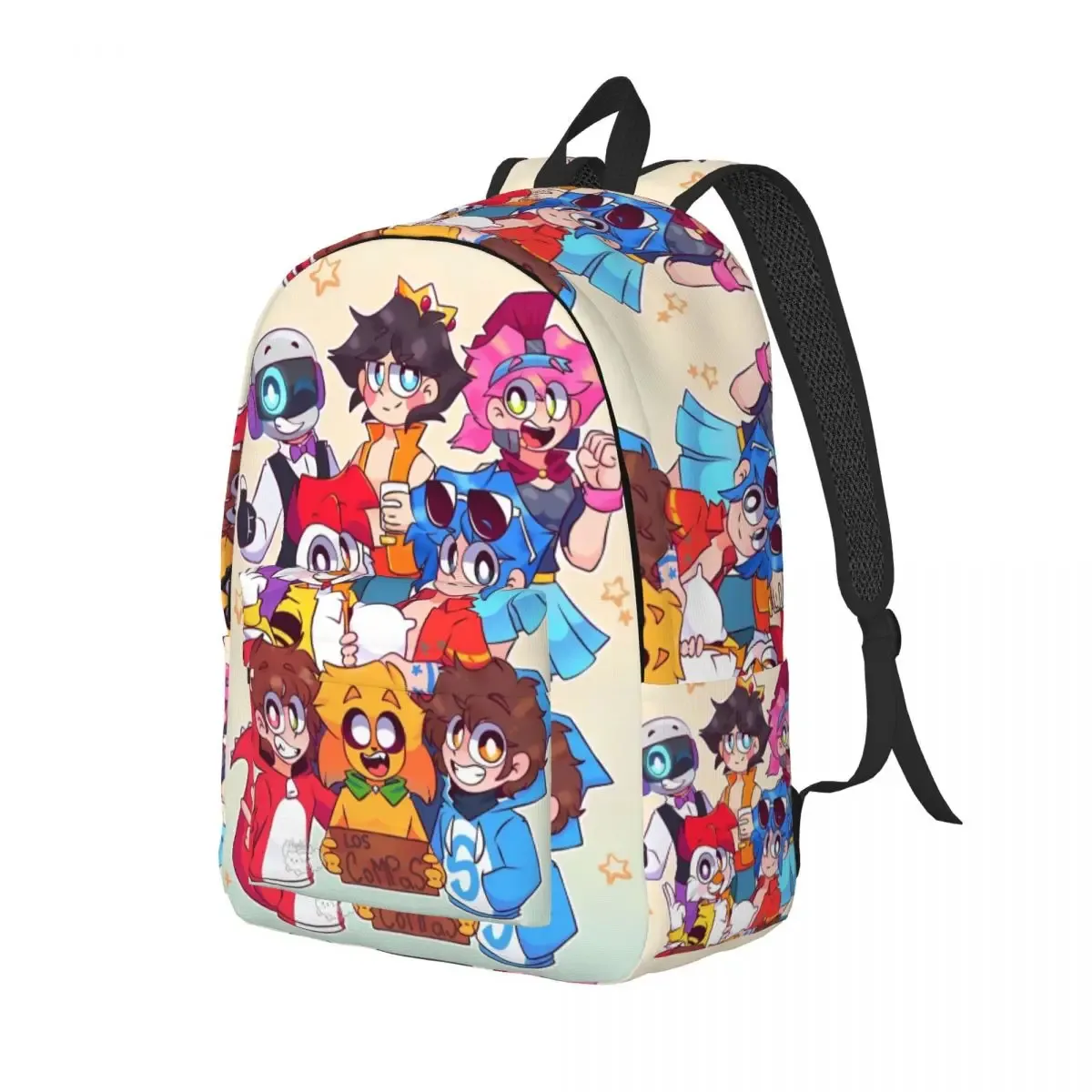kawaill mikecracked miner sac à dos pour hommes femmes mode anime chiens étudiant travail sac à dos collège toile sacs cadeau