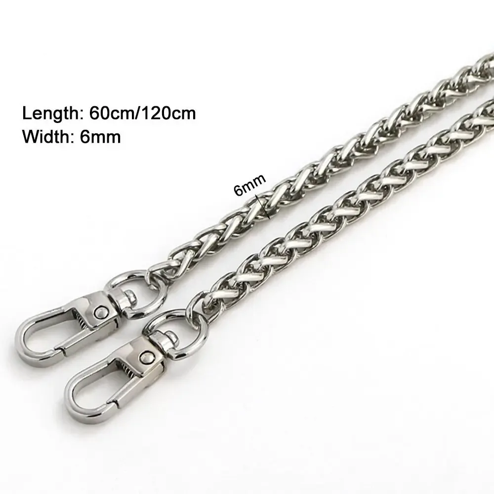 jofor-poignée en aluminium argenté, 60cm 120cm, pièce de rechange pour bijoux, sac de direction