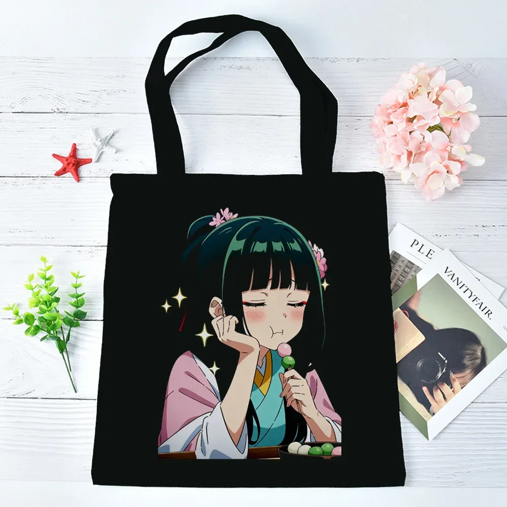sac cabas apothecary diaries, sac à bandoulière en toile, sac de courses pour femme