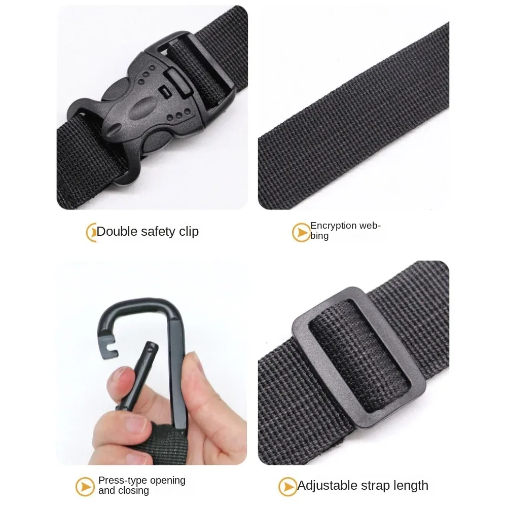 sangles de bagages en nylon, ceintures de valise, attaches de voyage réglables, crochets de verrouillage pour bagages, sangles à boucle suspendue