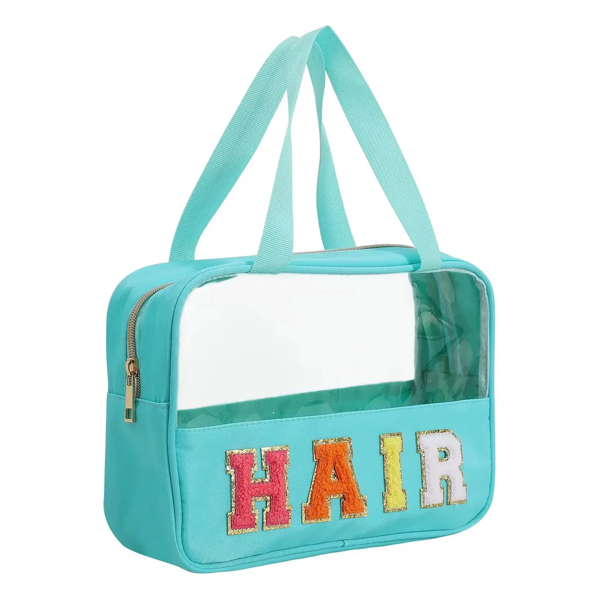 nouveaux sacs de maquillage transparents en pvc, sac de voyage portable pour cosmétiques, organisateur de grande capacité, sac de lavage pour femmes