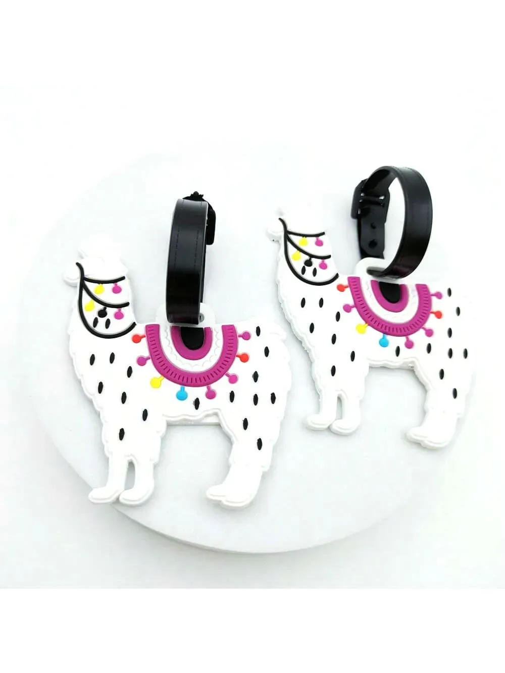étiquette de bagage en forme d'animal mignon, 1 pièce, accessoires de voyage, porte-valise en gel de silice, étiquette d'embarquement pour bagages, accessoires de voyage