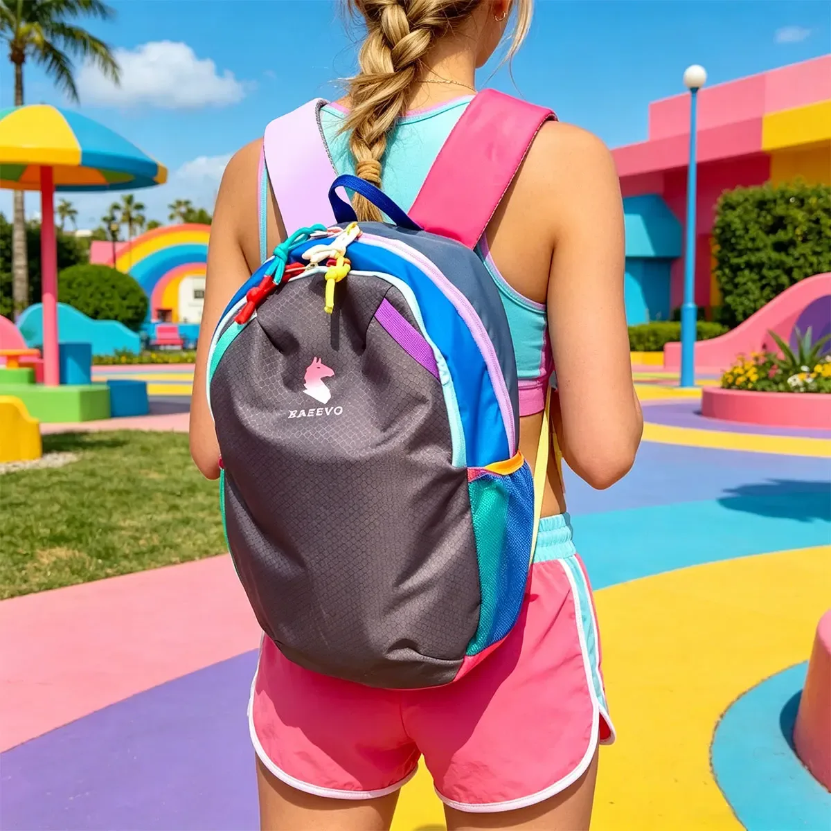 sac à dos tendance style sport dopamine, en nylon, grande capacité, pour randonnée et alpinisme