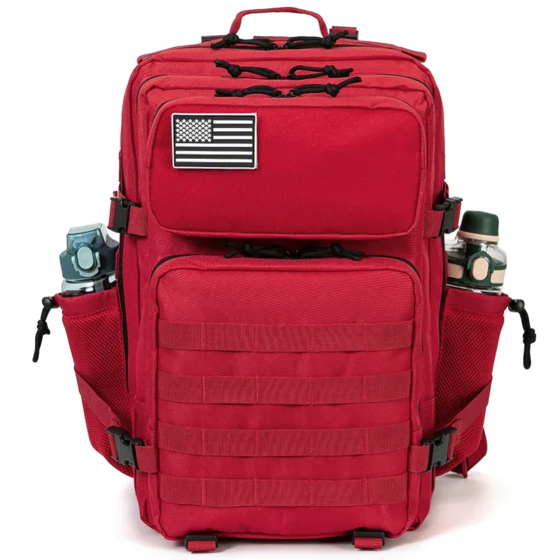 sac à dos tactique 45l, sac de survie, sac de chasse, sac à dos molle, sac de sport pour hommes, sac à dos de randonnée edc pour extérieur avec porte-bouteille